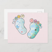 Babyfüsse Postkarte (Vorne/Hinten)