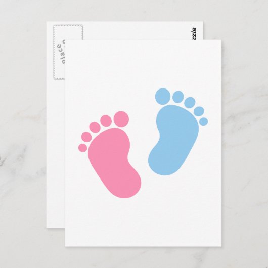Babyfüße Postkarte (Vorne/Hinten)