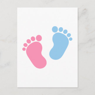 Babyfüße Postkarte