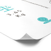 Babygeburtstatuen Kinderzimmer-Poster Poster (Ecke)