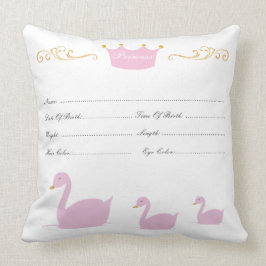 BabyGeburtsurkundekissen Kissen