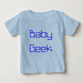 Babygeek-Säuglings-T - Shirt (Vorderseite)