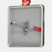 Babygeklapper, Kolonialzeitraum, c.1770 Silbernes Ornament (Links)
