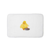 Babygelbe Duckbath-matte - Ihre Farbe - Text Badematte (Vorderseite)