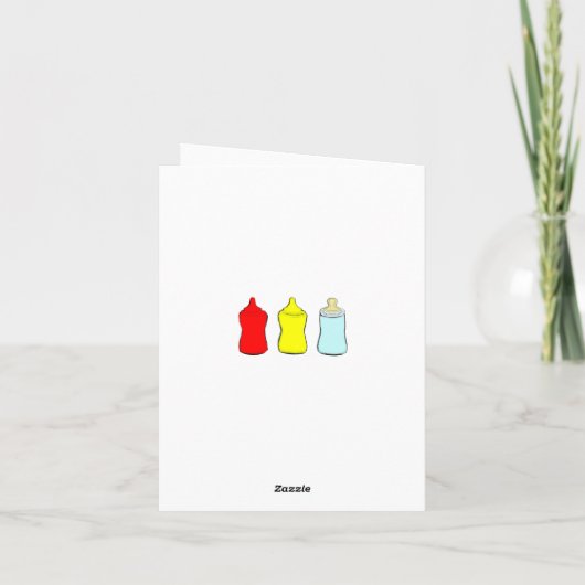 Babygeschenk Dankeskarte (Rückseite)