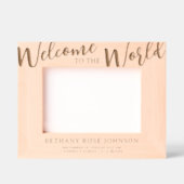 Babygeschenk für Neugeborene Geburtsstunde Geätzte Rahmen (Vorderseite)