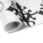 Babygeschenk-Packpapier rollt mit Afrika-Symbol Geschenkpapier (Rolleneckpunkt)