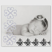 Babygeschenk-Packpapier rollt mit Afrika-Symbol Geschenkpapier (Flach)