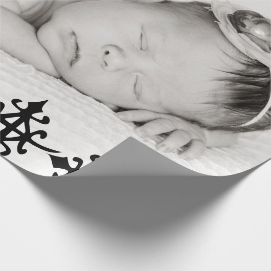 Babygeschenk-Packpapier rollt mit Afrika-Symbol Geschenkpapier (Ecke)