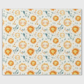 Babygeschenke für Blume und Sun Geschenkpapier (Flach)