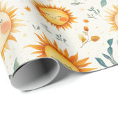 Babygeschenke für Blume und Sun Geschenkpapier (Rolleneckpunkt)