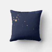 Babygeschenke Schlafteddy Bären Geburtsstatistiken Kissen (Rückseite)