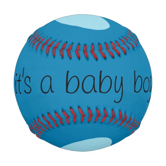 Babygeschlecht enthüllt Baseball von dalDesignNZ (Vorderseite)