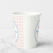 Babygeschlecht enthüllt Baseballs oder Bows Pappbecher (Rechts)