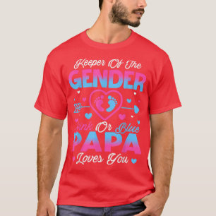 Babygeschlecht offenbart Dusche rosa oder blaue Pa T-Shirt