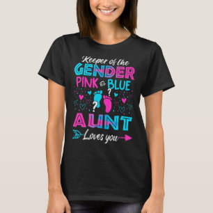 Babygeschlecht zeigt Dusche Rosa oder Blaue Tante T-Shirt