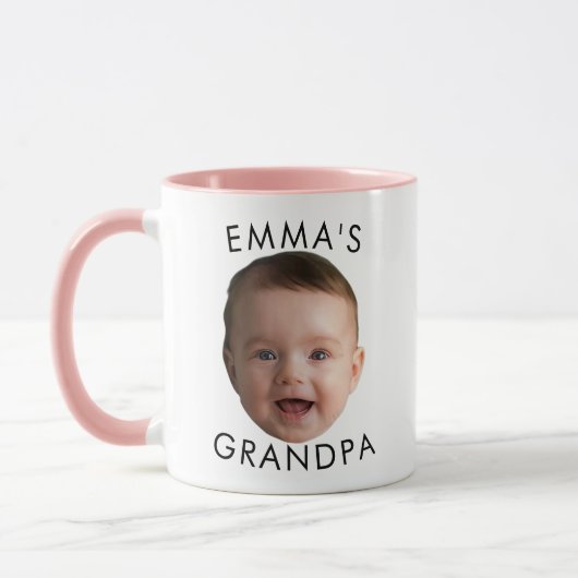Babygesicht, Tasse mit Foto für Kinder, Familienge (Links)