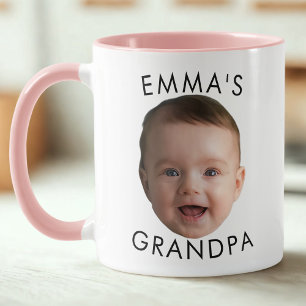 Babygesicht, Tasse mit Foto für Kinder, Familienge