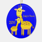 Babygiraffe/-Foto Keramik Ornament (Links)