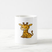 Babygiraffe Klassischer T - Shirt Kaffeetasse (Mittel)