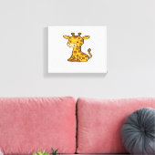 Babygiraffe Klassischer T - Shirt Leinwanddruck (Insitu (Wohnzimmer))
