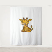 Babygiraffe Klassischer T - Shirt Wandteppich (Vorderseite)