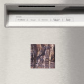 Babygiraffe und Mutter, Tansania Magnet (In Situ (Geschirrspüler))