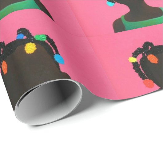 BabyGirl Wrapping Paper Geschenkpapier (Rolleneckpunkt)