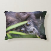 Babygorilla von Ruanda Afrika Dekokissen (Vorderseite)