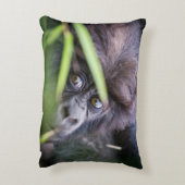 Babygorilla von Ruanda Afrika Dekokissen (Rückseite(Vertikal))