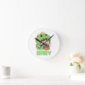 Babygotzin Runde Wanduhr (Zuhause)