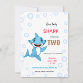 Babyhai Einladung (Vorderseite)