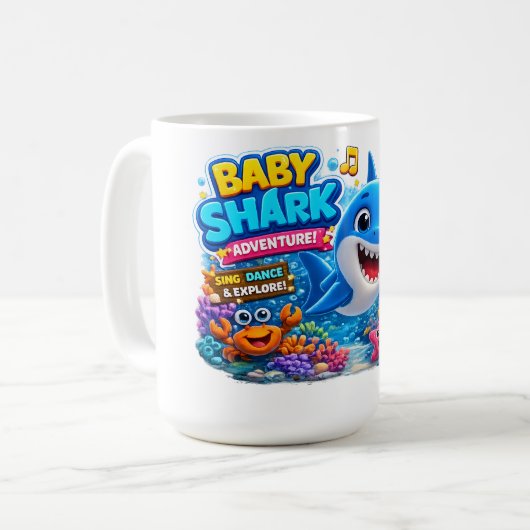 Babyhai Kaffeetasse (Vorderseite Links)