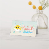 Babyhai Party Food Label, Hai Platzkarte (Rückseite)