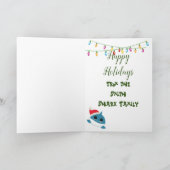 Babyhai "Santa Hai" Feiertagskarte (Innenseite)