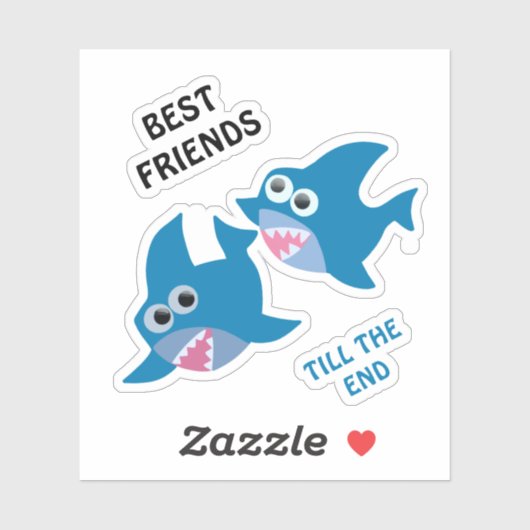 Babyhaie Aufkleber (Blatt)