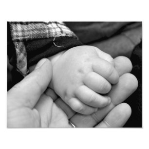 Babyhand Fotodruck