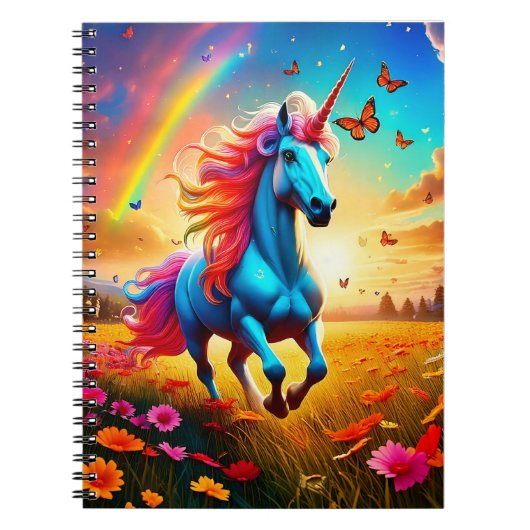 Babyheft - Einhorn Notizblock (Vorderseite)