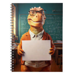 Babyheft - Geben Sie Ihren Namen - Lehrer-Dinosaur Notizblock