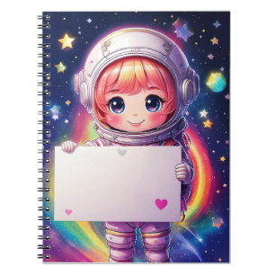 Babyheft - Weltraumreise - Name angeben Notizblock