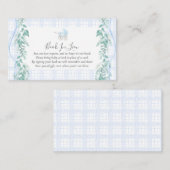 Babyheftbuch als Beilage Visitenkarte (Vorne/Hinten)