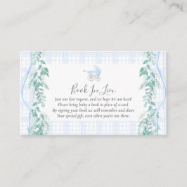 Babyheftbuch als Beilage Visitenkarte