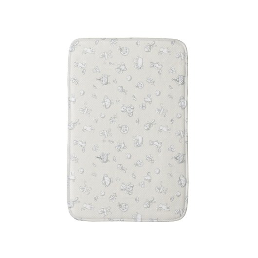 Babyhintergrund Badematte (Vorderseite Vertikal)