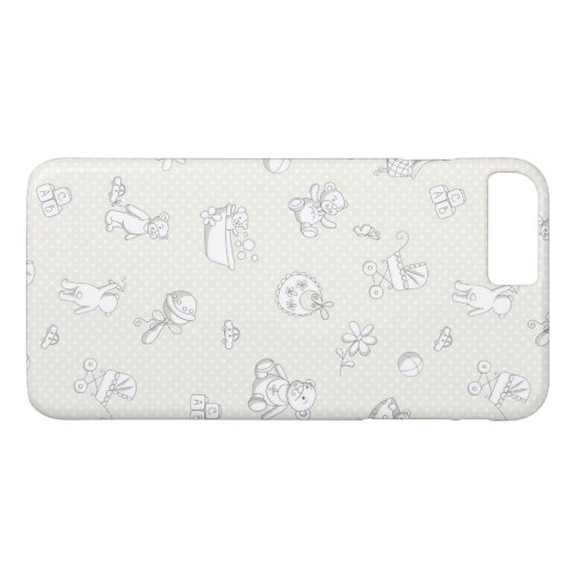 Babyhintergrund Case-Mate iPhone Hülle (Rückseite (Horizontal))
