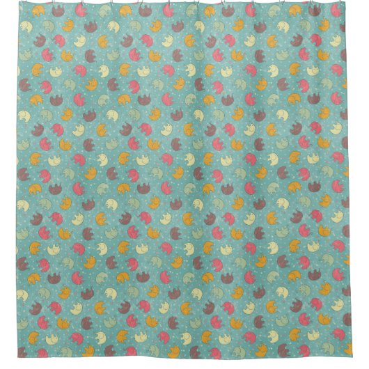 Babyhintergrund Duschvorhang (Vorderseite)