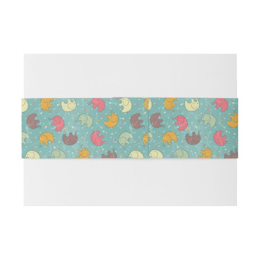 Babyhintergrund Einladungsbanderole (Rückseitenbeispiel)