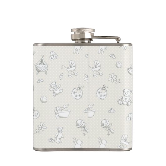 Babyhintergrund Flachmann (Rückseite)