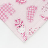 Babyhintergrund Fleecedecke (Ecke)