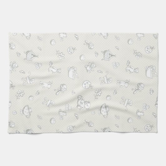 Babyhintergrund Geschirrtuch (Horizontal)