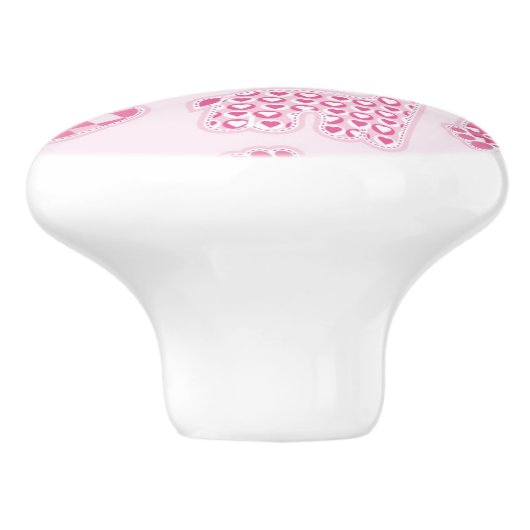 Babyhintergrund Keramikknauf (Seitenansicht)